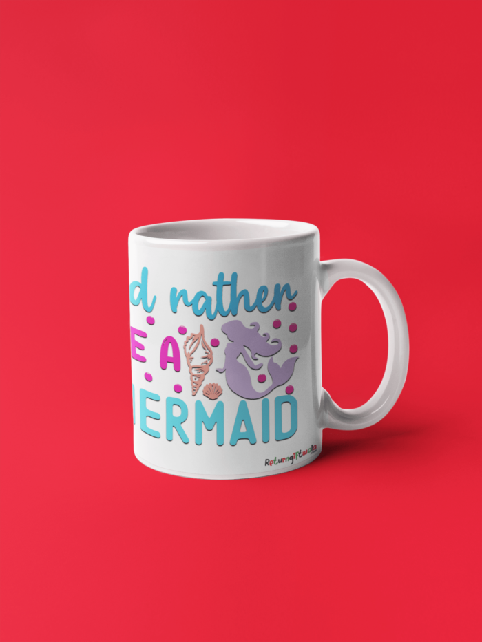 Mermaid printed Coffee Mug