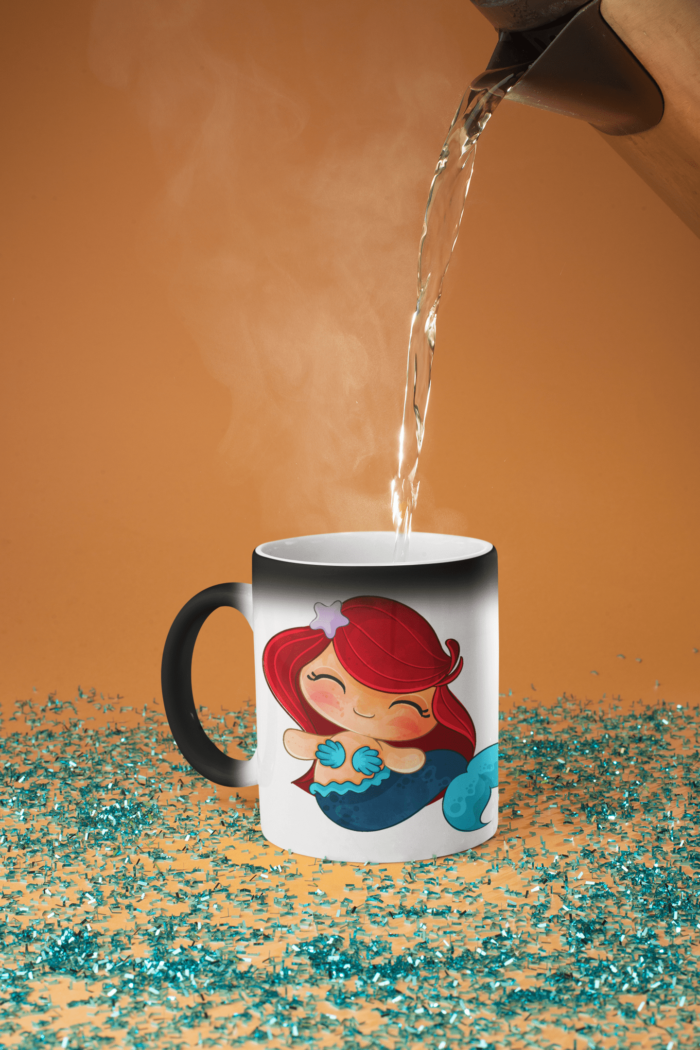 mermaid theme mug