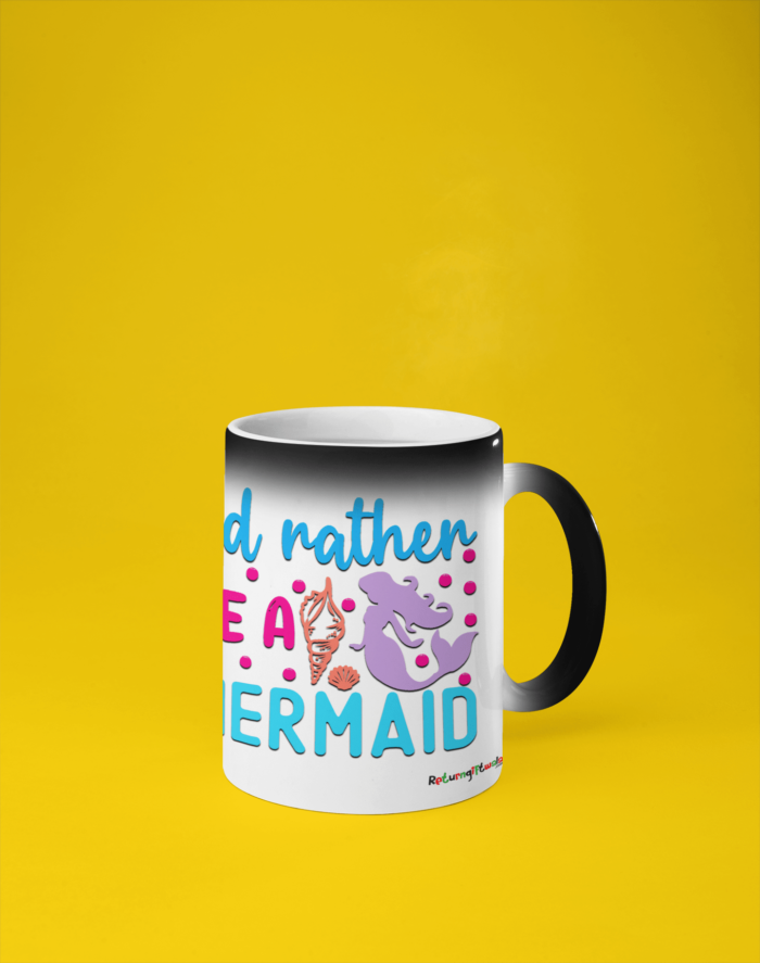 mermaid theme mug