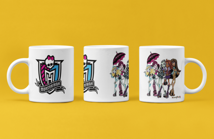 Monster theme coffee mug
