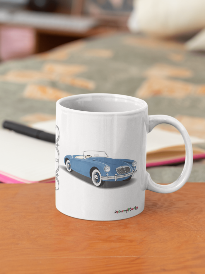 Old Vintage Car printed Coffee mug