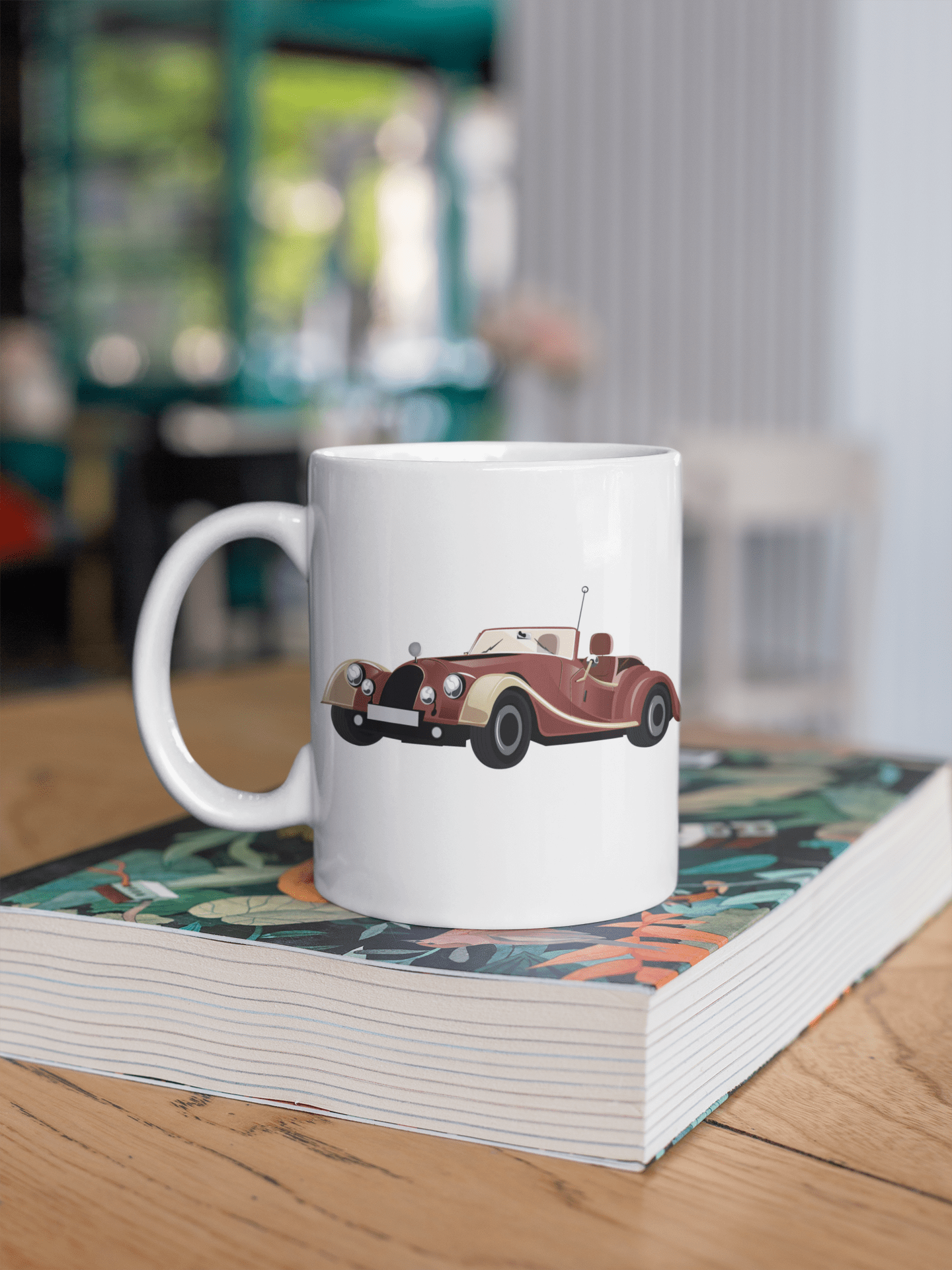 Old Vintage Car printed Coffee Mug 