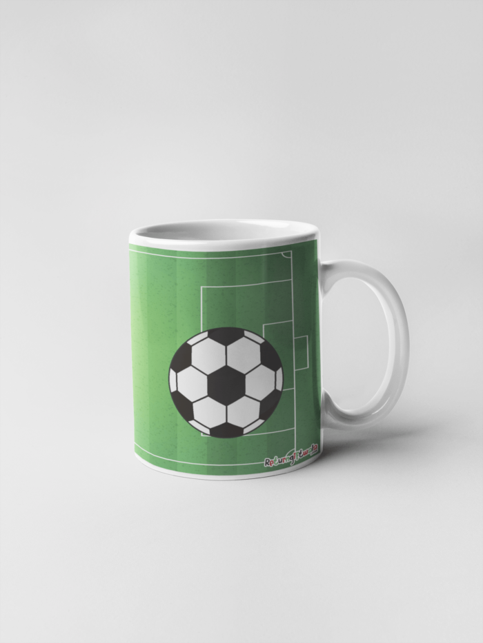 Playing boy with trophy printed Coffee mug