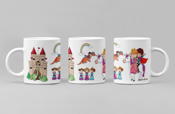 Prince and Princess Palace theme Coffee Mug