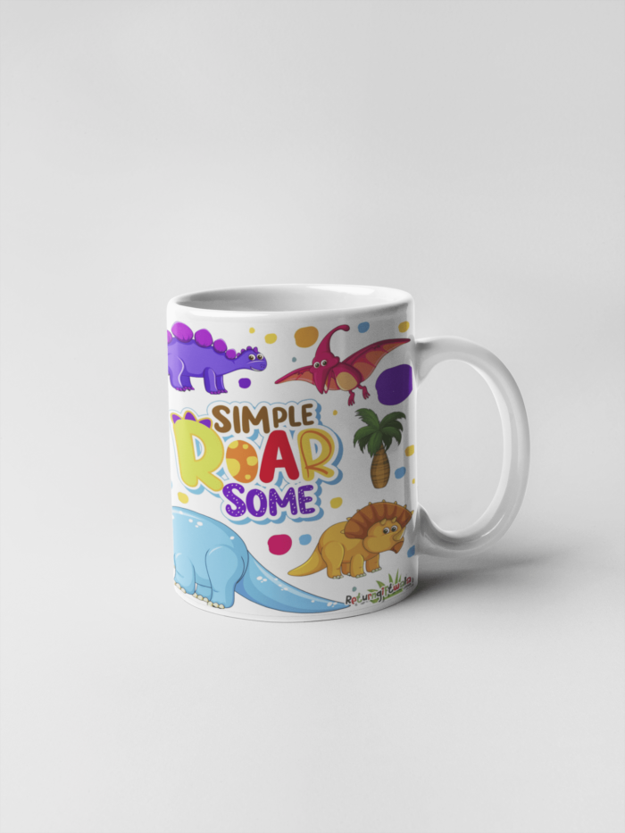 Roaring Dino printed Coffee Mug