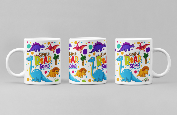 Roaring Dino printed Coffee Mug