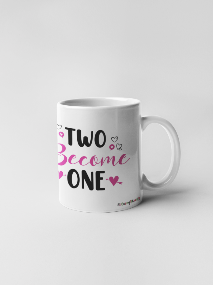 Two become One printed Coffee Mug