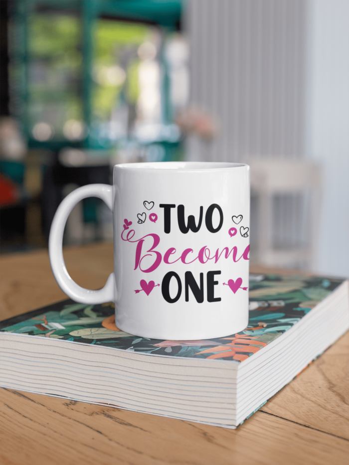 Two become One printed Coffee Mug