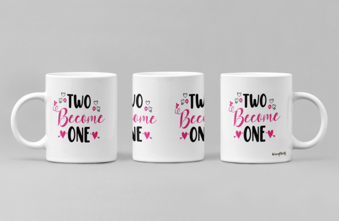 Two become One printed Coffee Mug