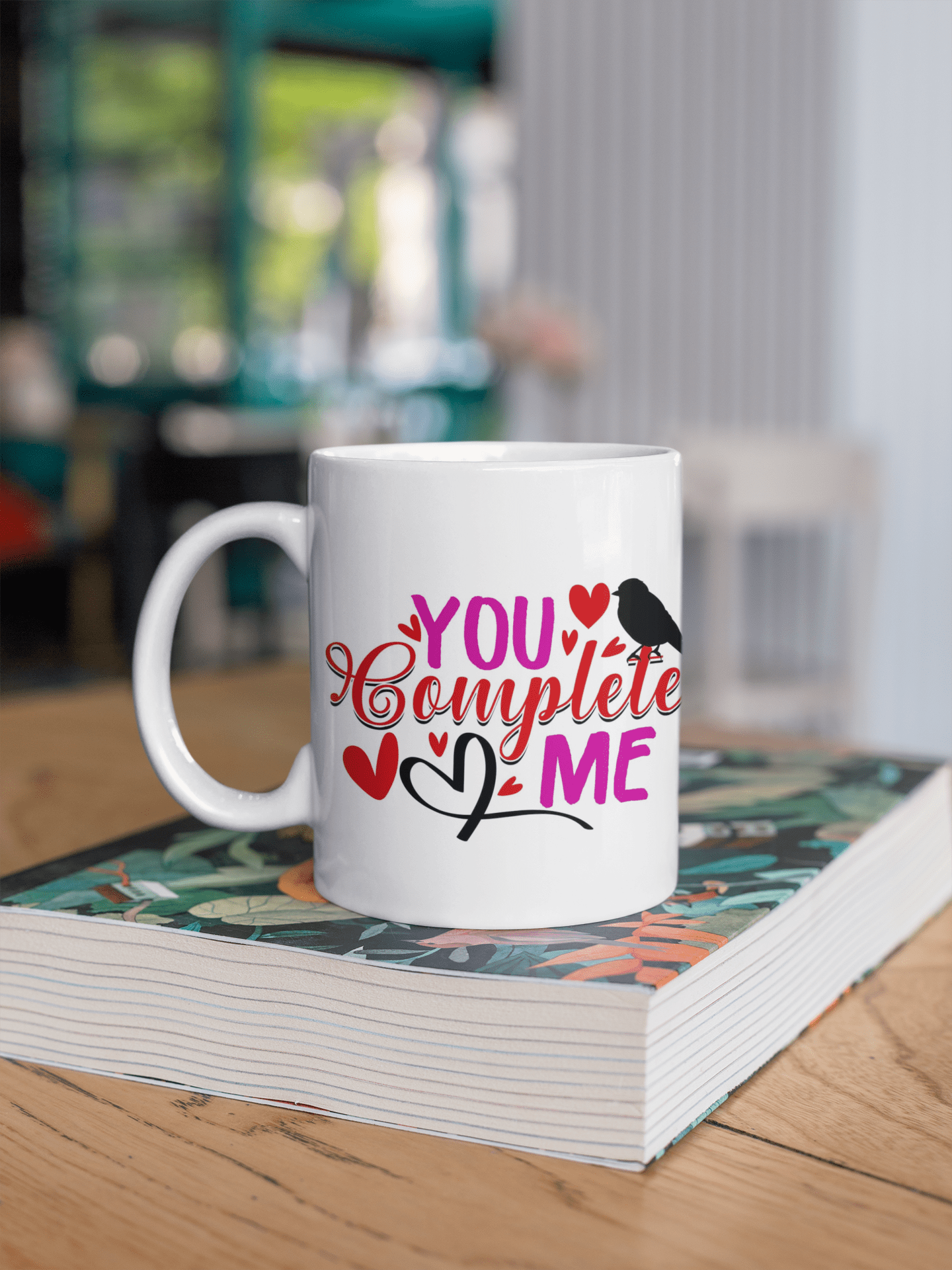 Love Feeling You Complete Me Coffee Mug