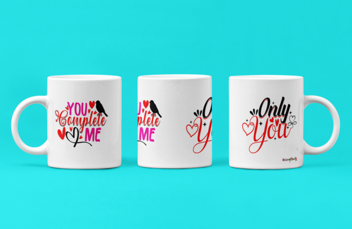 Love Feeling You Complete Me Coffee Mug