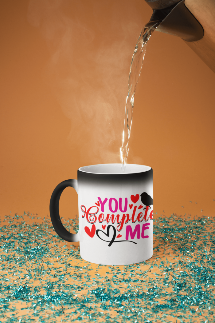 you complete me printed mug