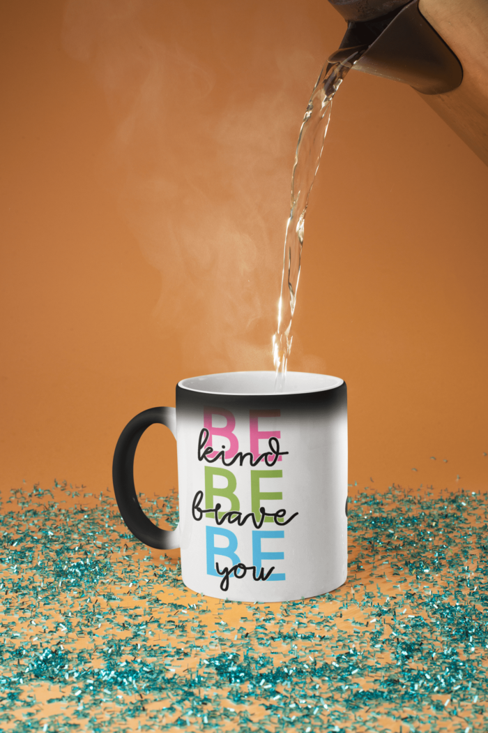 brave quotes printed coffee mug