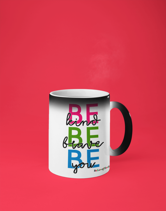 brave quotes printed coffee mug