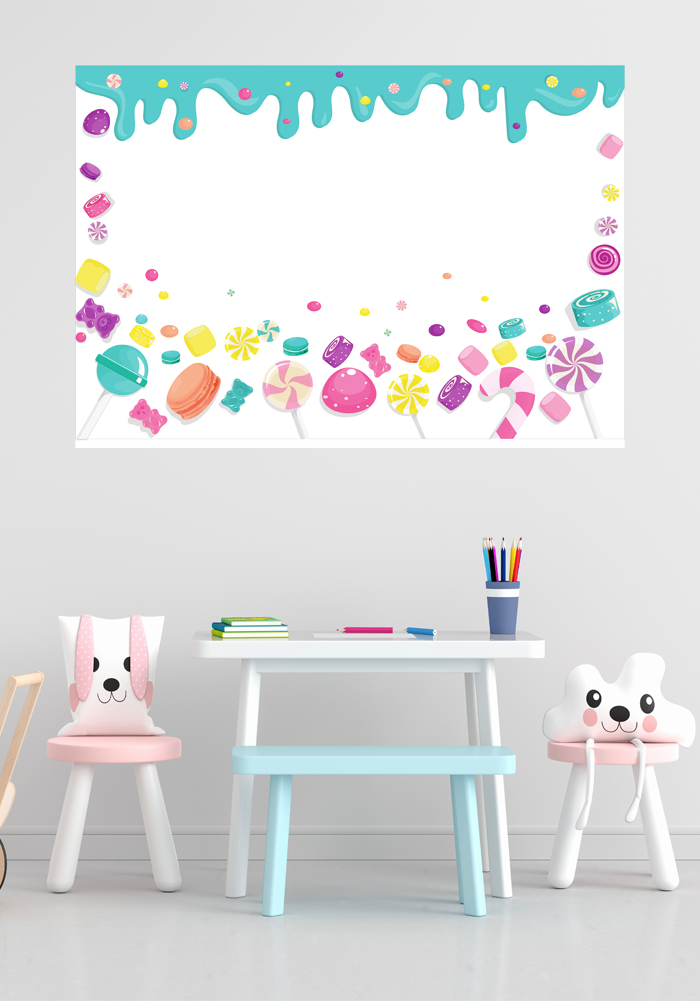 Candy land Theme Wall Decor for Kids