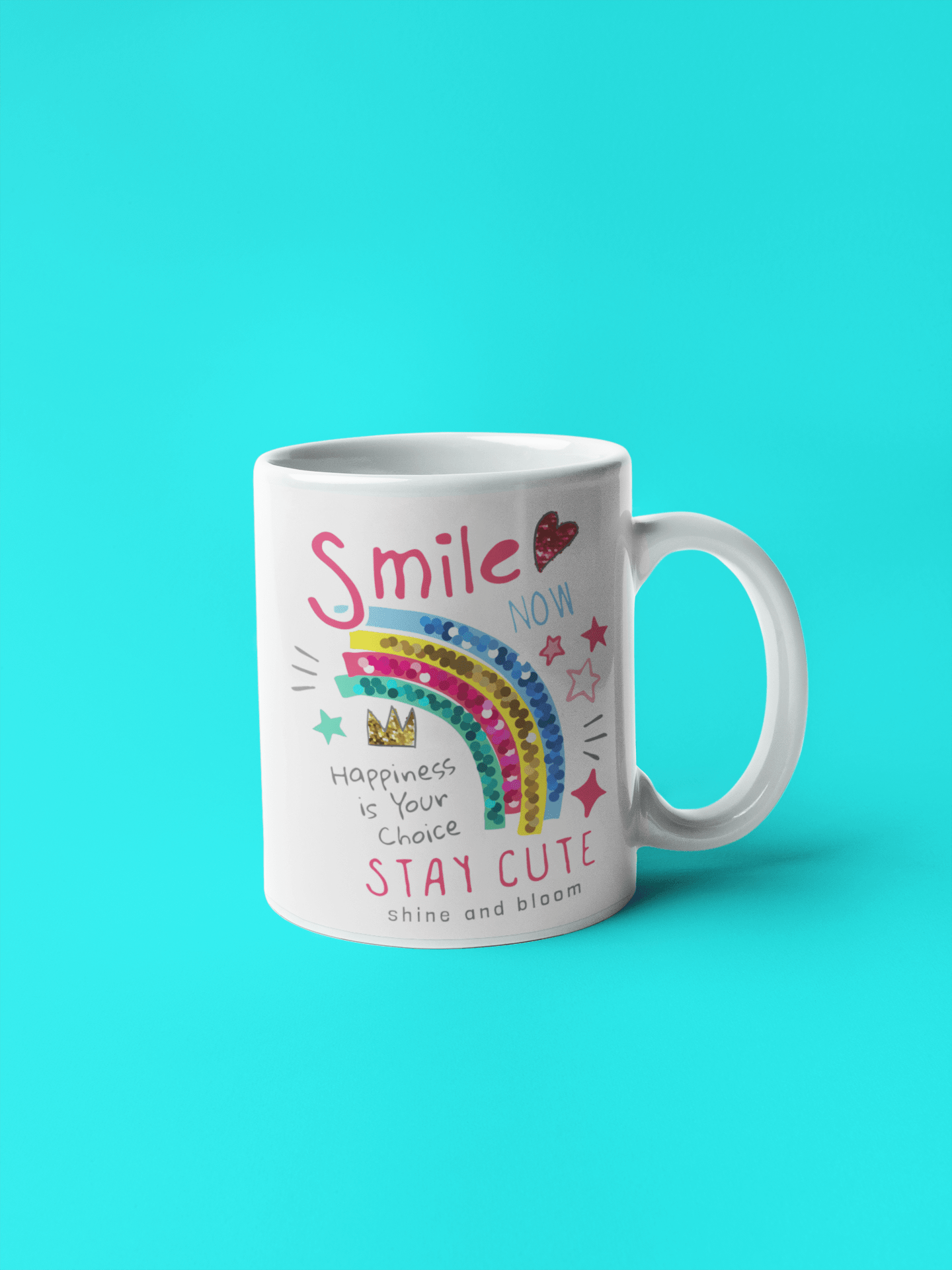 Cute Smiling Girl printed Coffee Mug