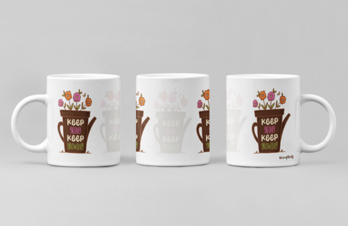 Keep Going Keep Growing printed Coffee Mug