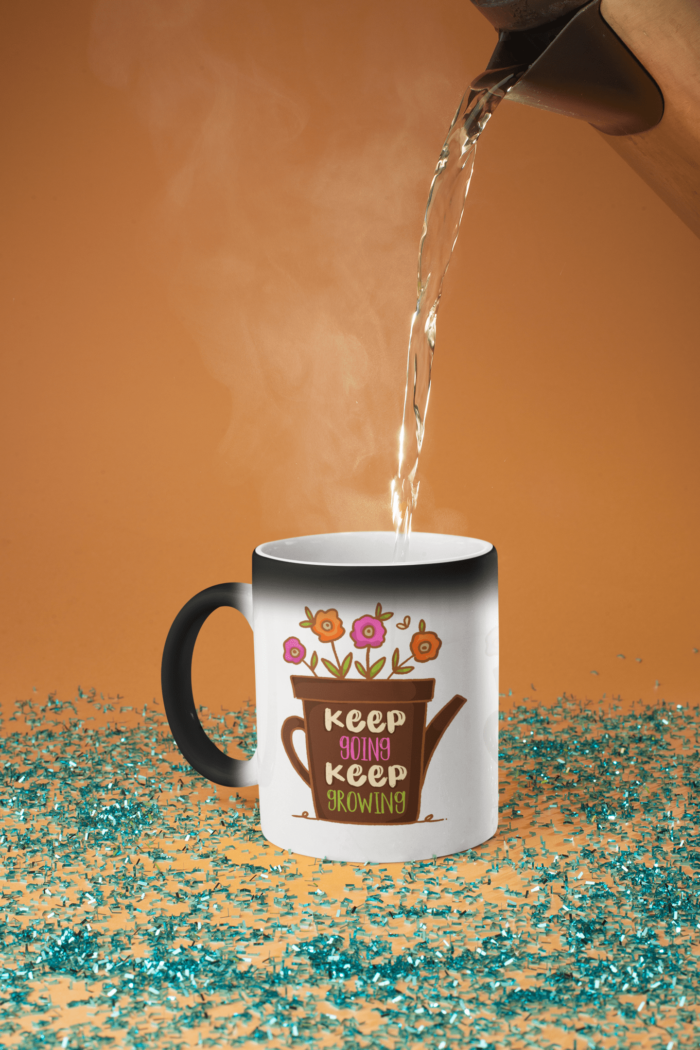 Keep Going Keep Growing printed Coffee Mug