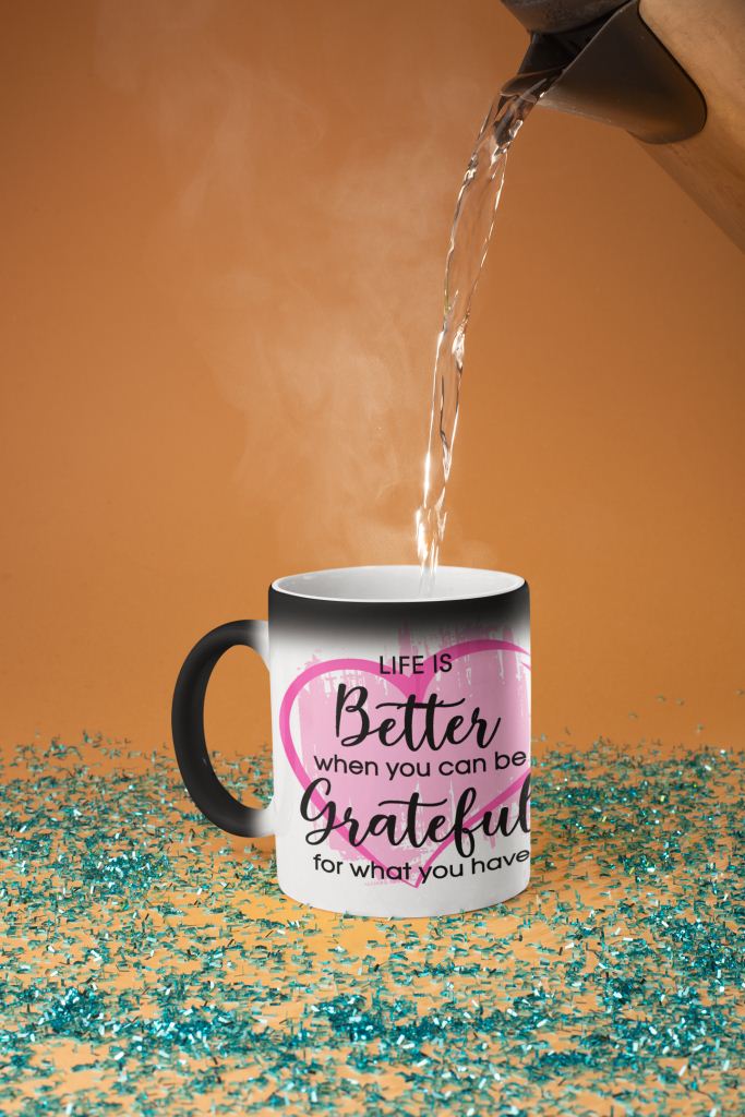 Life Is Better Be Grateful theme Coffee Mug