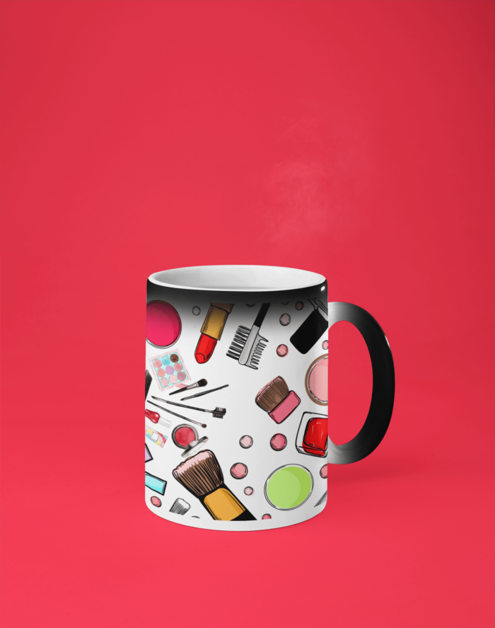 makeup themed coffee mug