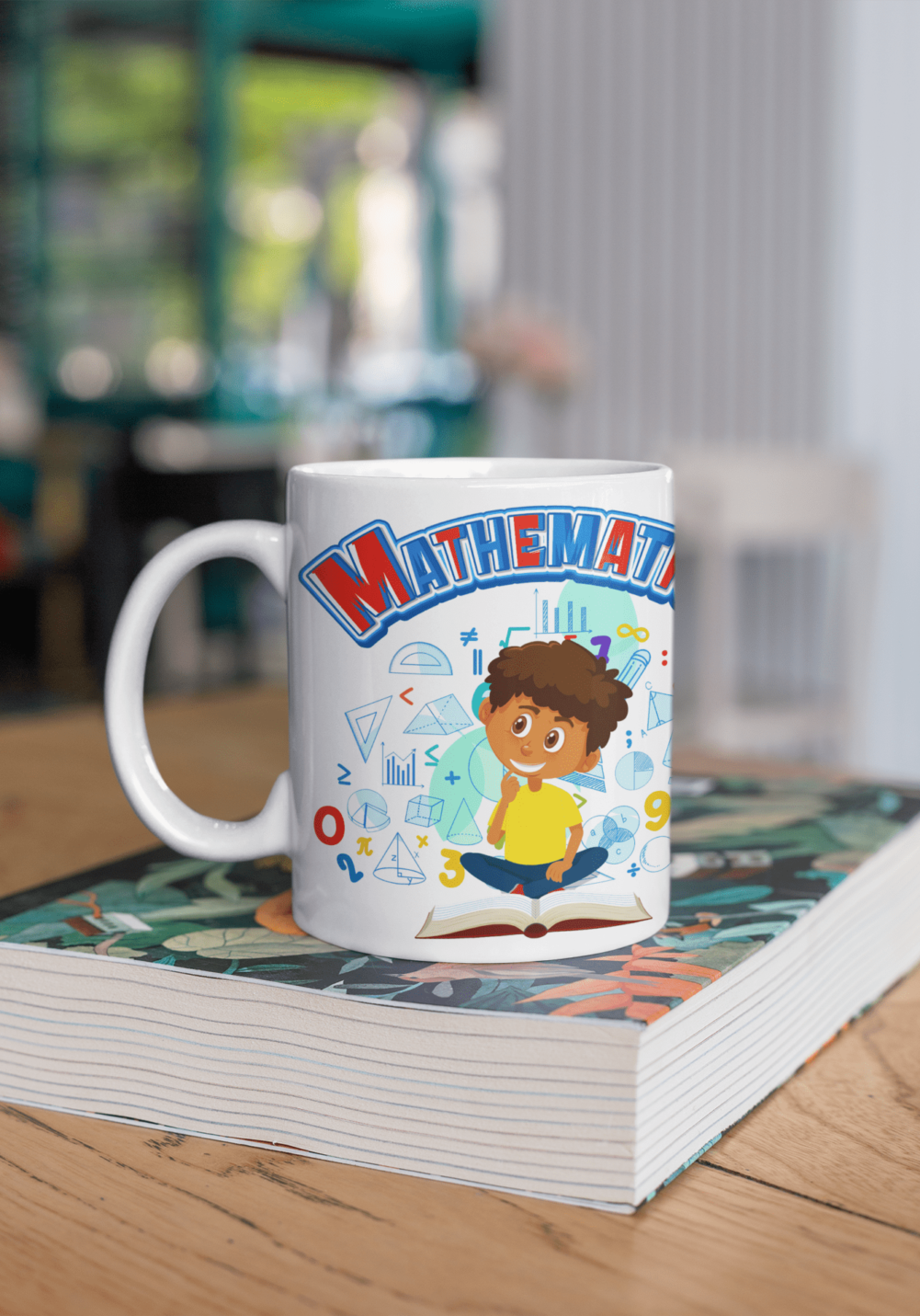 Maths Shapes theme Coffee Mug