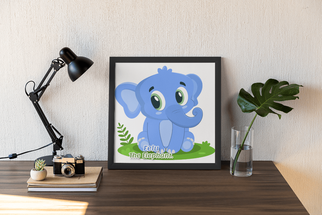 Elephant Print Kids room decor