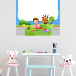 princess theme wall decor for kids