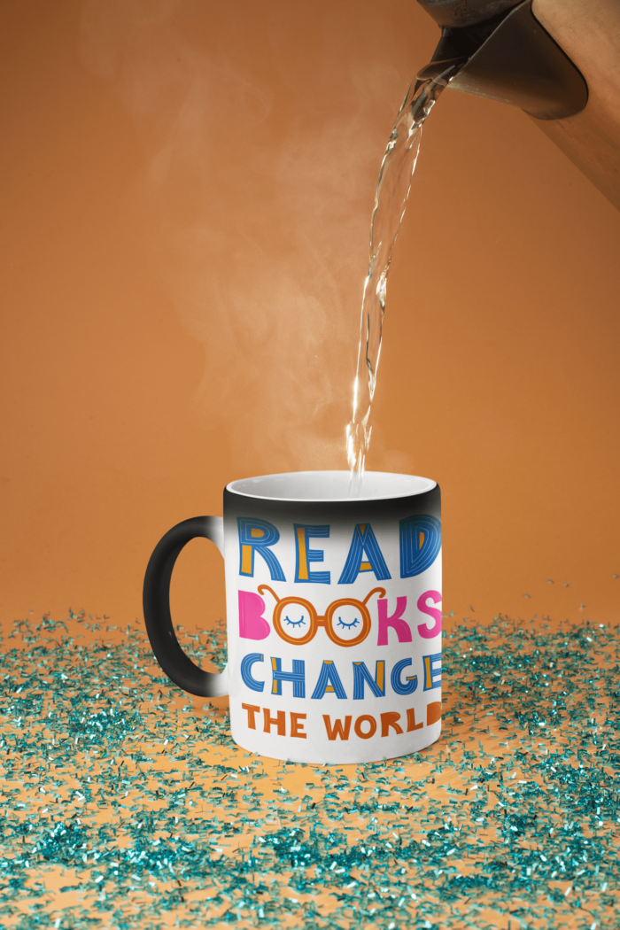Read Books and Change the World printed Coffee Mug