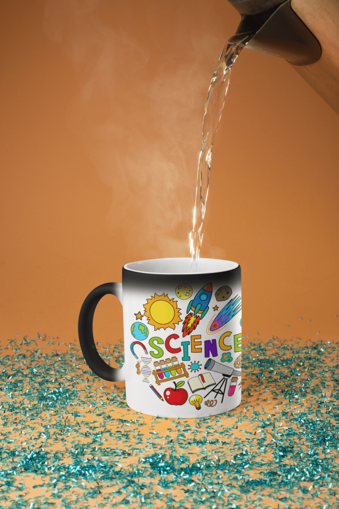 science theme coffee mug