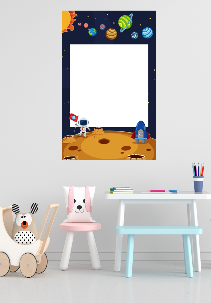 Space Theme Wall Decor for Kids