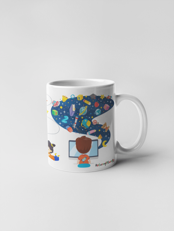 technology theme coffee mug