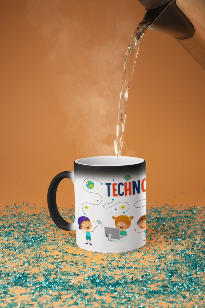 technology theme coffee mug