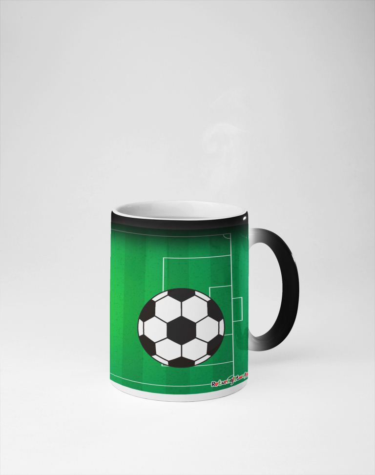 Winner Girl with Trophy printed Coffee mug
