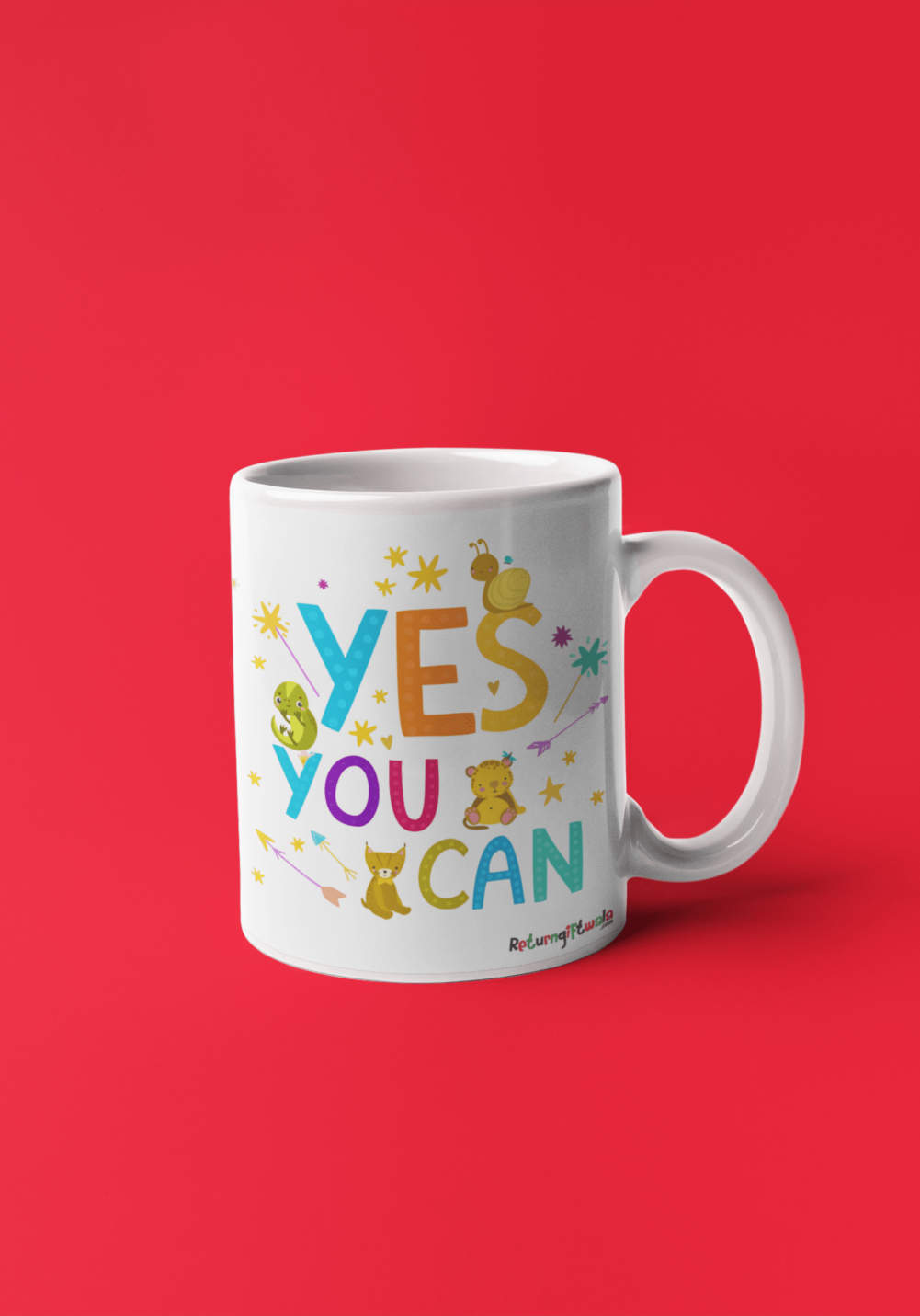 Yes You Can printed Coffee Mug