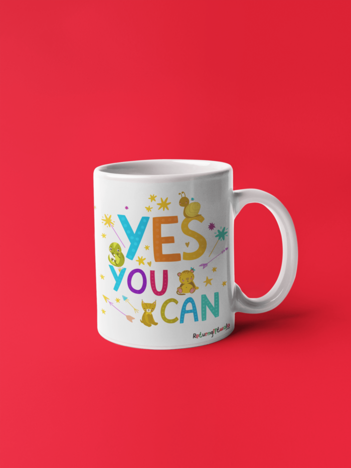 Yes You Can printed Coffee Mug