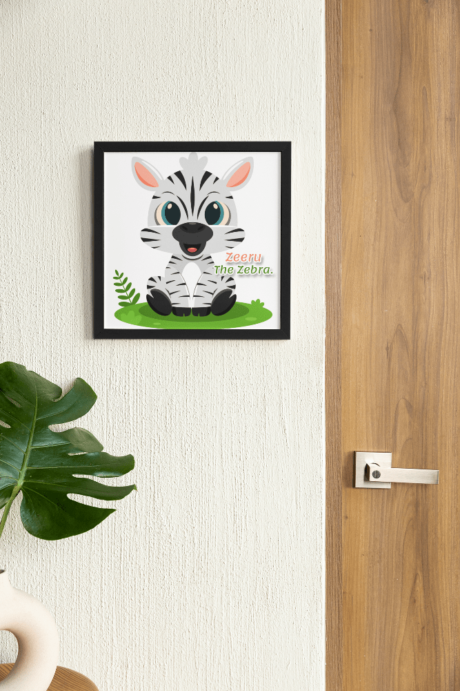 Zebra Print Kids room decor