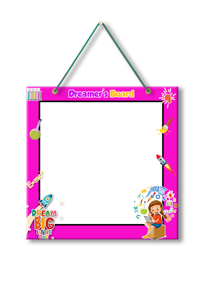 Dreamer's theme whiteboard with marker