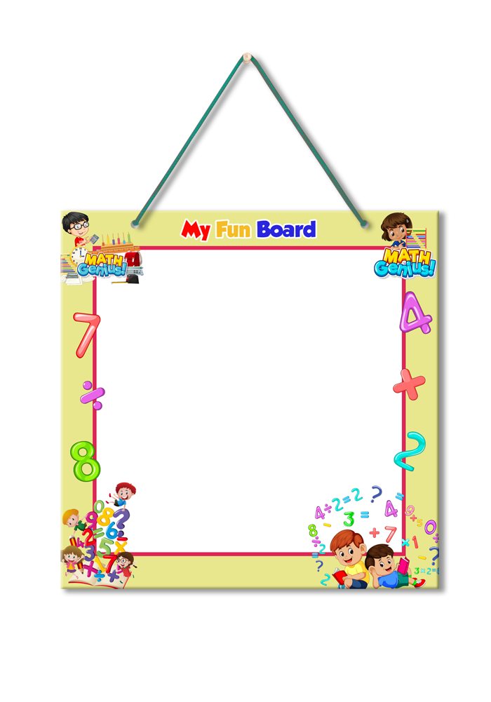 Maths theme whiteboard