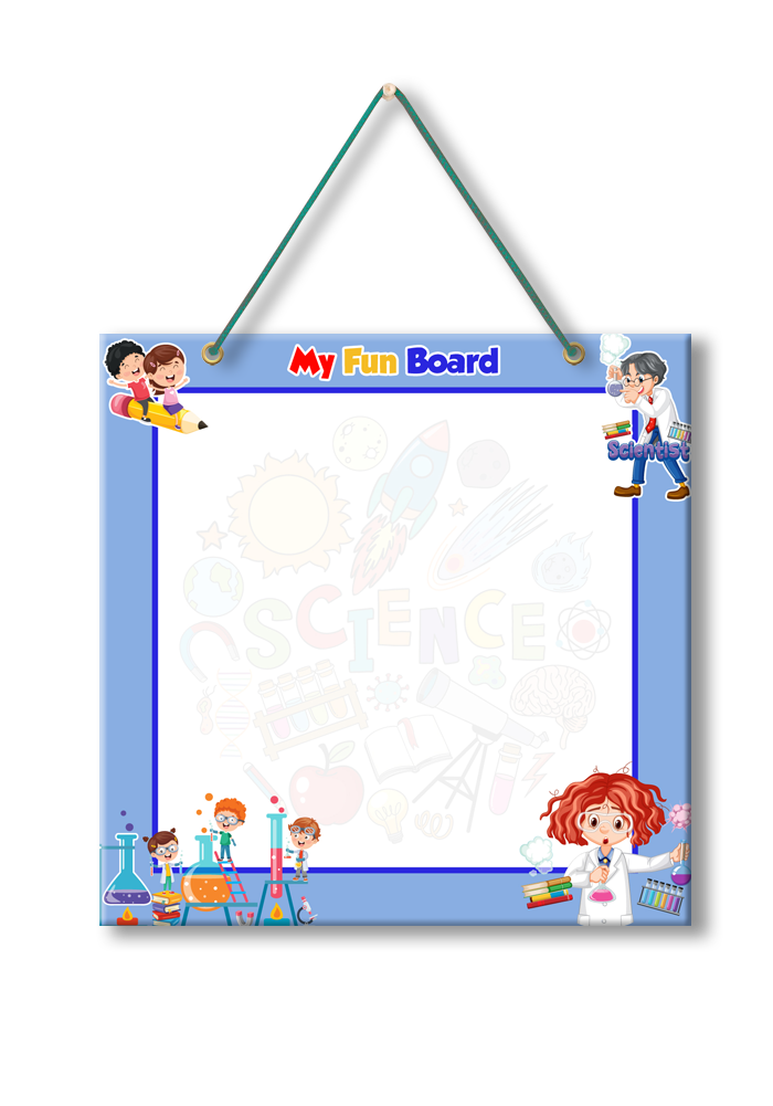Science theme whiteboard