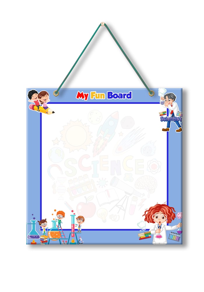Science theme whiteboard