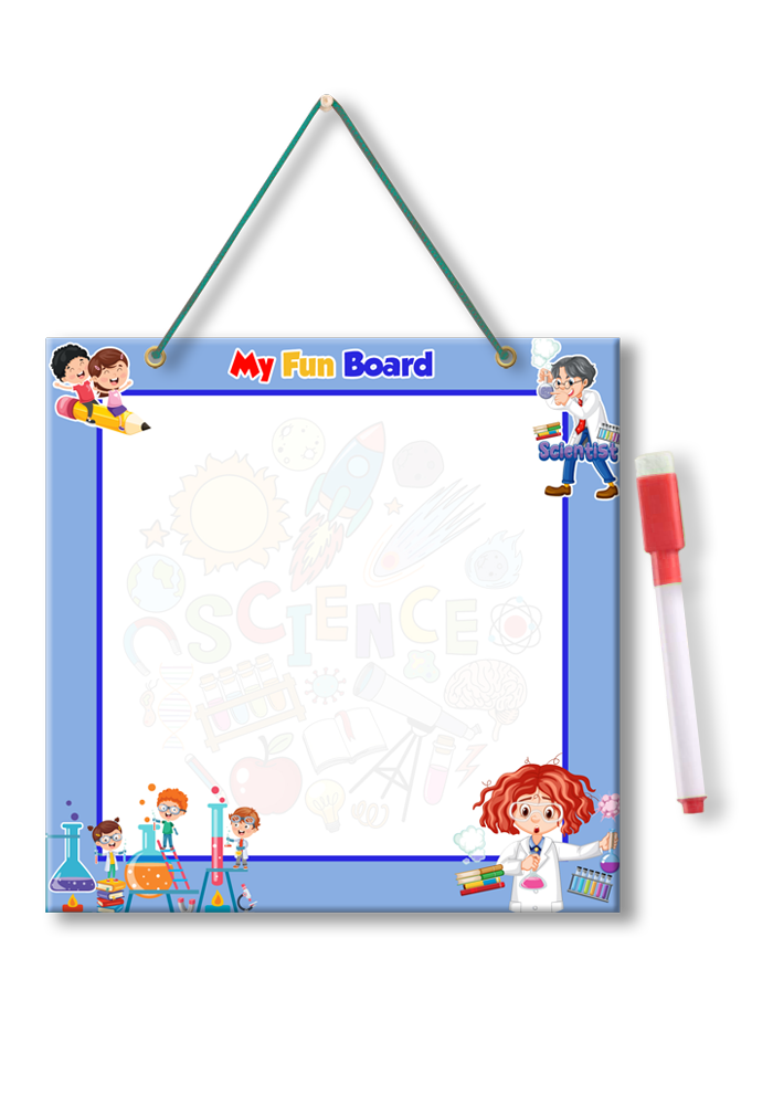 Science theme whiteboard