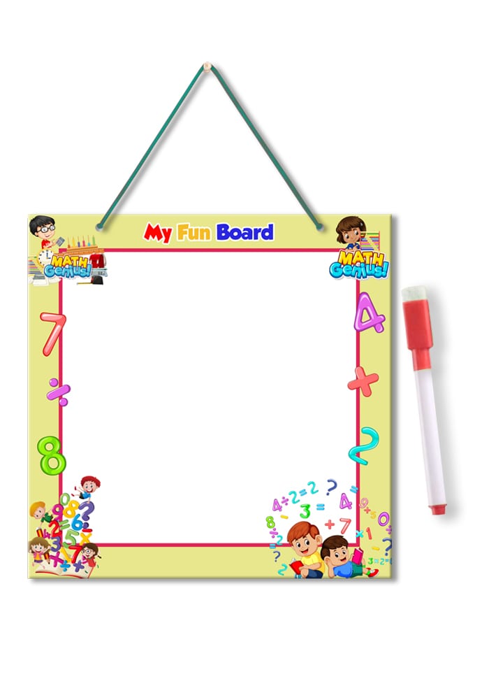 Maths theme whiteboard