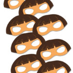 dora theme kids eye masks for birthday