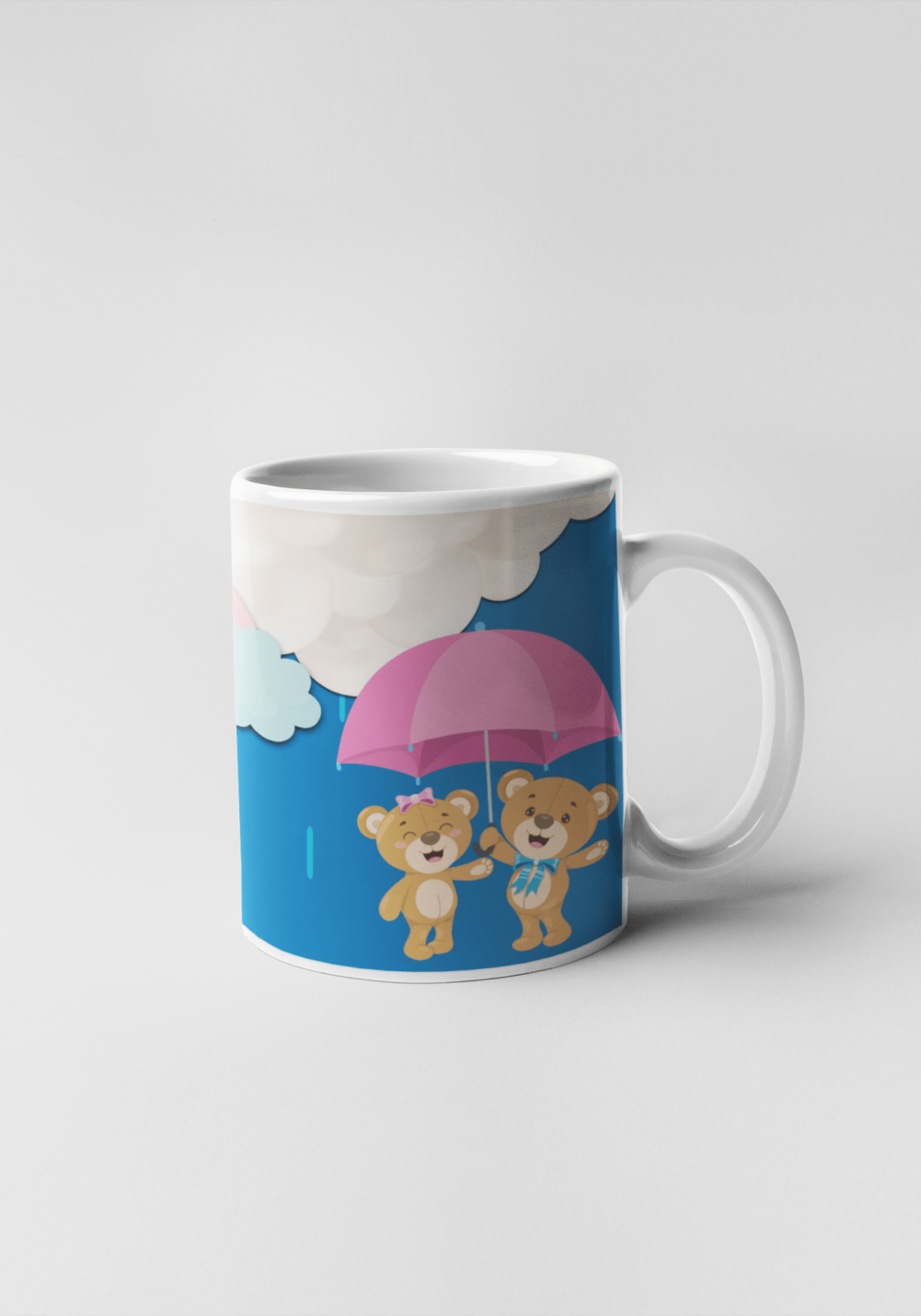 Clouds and Rain theme Coffee Mug