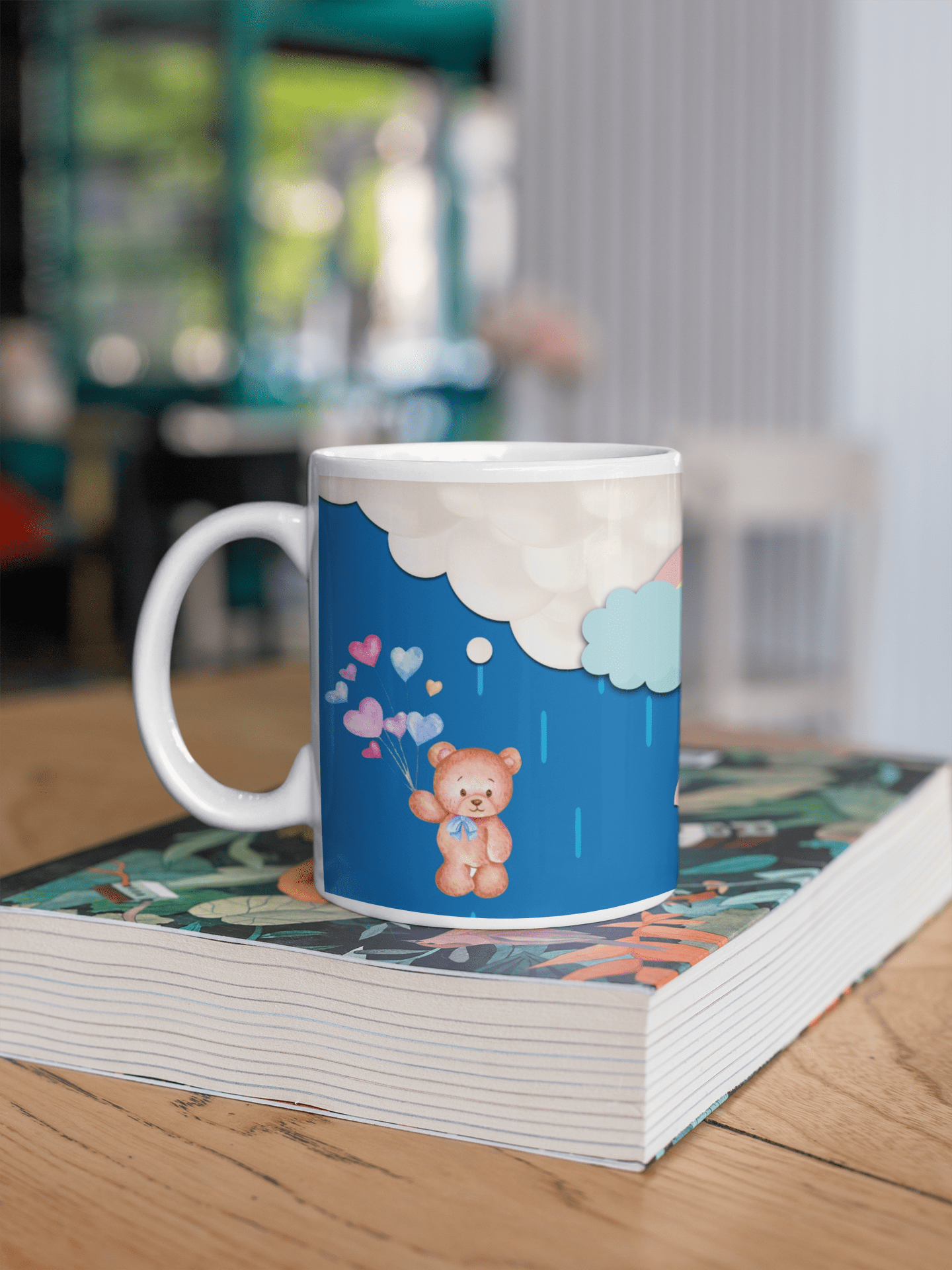 Clouds and Rain theme Coffee mug