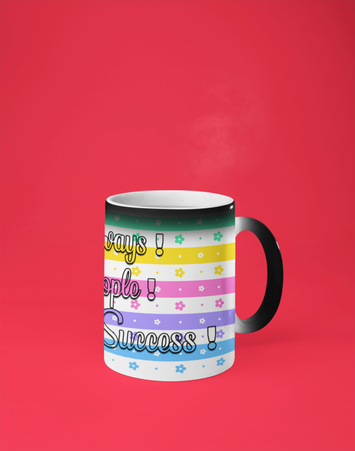 be happy printed mug