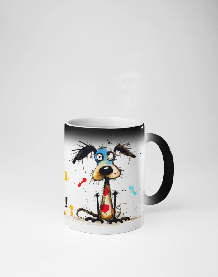 Dog in a Shock printed Coffee Mug