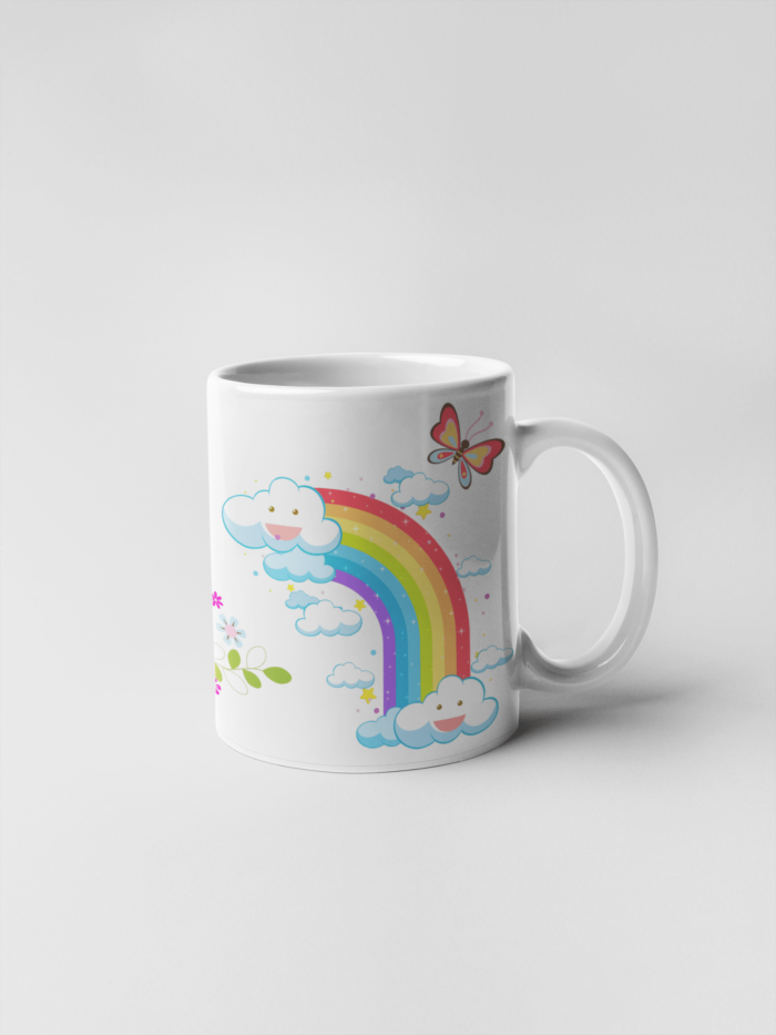 Duck and Rainbow theme Coffee Mug