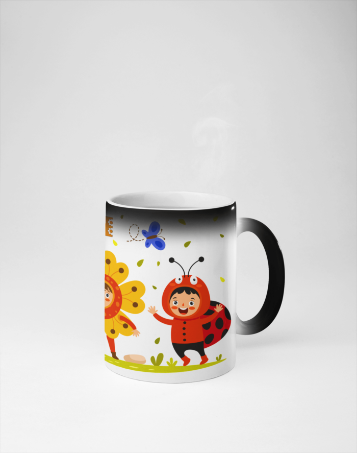 kid's love for nature theme coffee mug