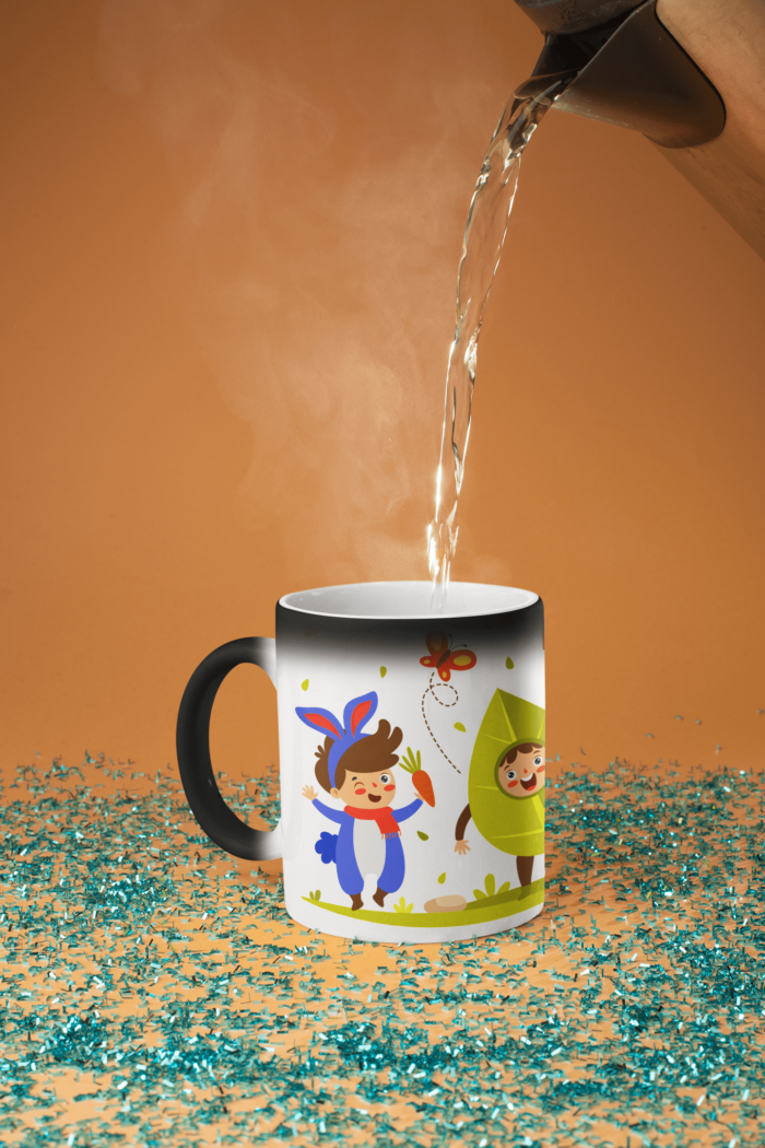 kid's love for nature theme coffee mug